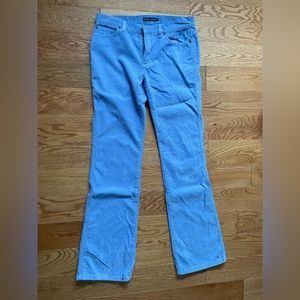 Blue velvet mom jeans